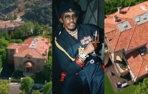 Cheddar mansion in California