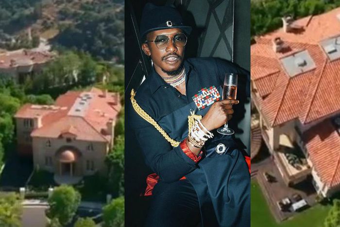 Cheddar mansion in California