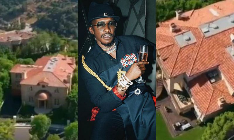 Cheddar mansion in California