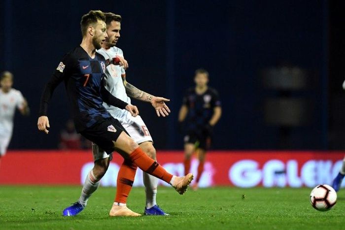 Ivan Rakitic damaged a hamstring as Croatia beat Spain in the Nations League