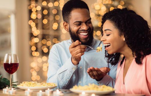 Couple on a date