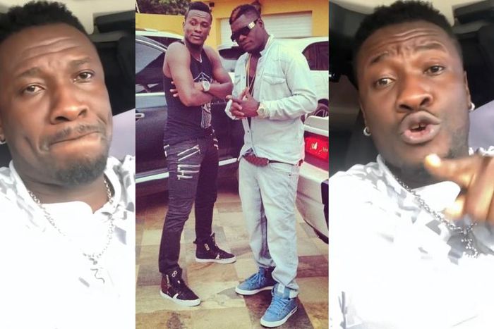 Asamoah Gyan and Castro