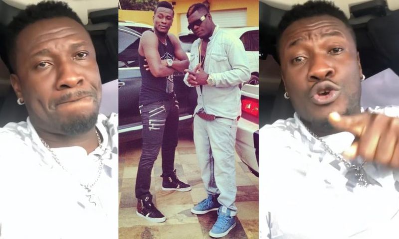 Asamoah Gyan and Castro