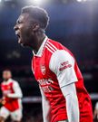 Nketiah with the late winner for Arsenal