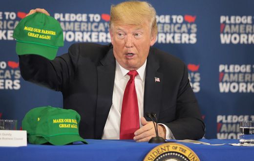 donald trump make farmers great again