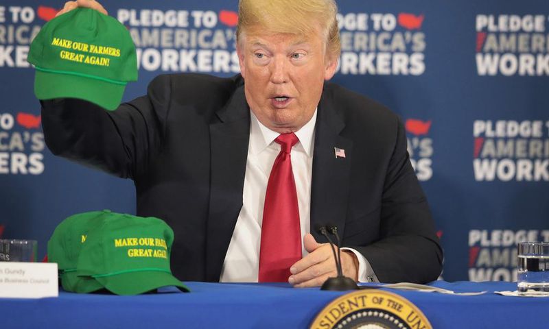 donald trump make farmers great again