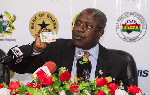 Chief Executive Officer of the National Identification Authority, Professor Ken Attafuah