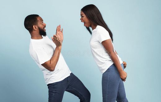 Fighting couple