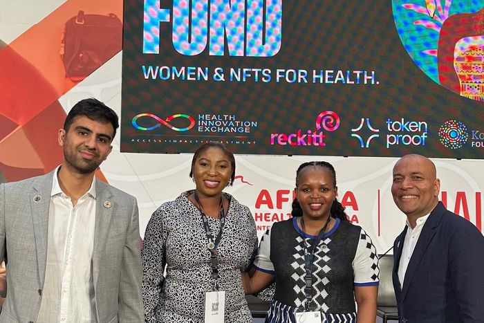 L-R Hamzah Sarwar Global Director of Social Impact & Partnerships at Reckitt, Cassandra Uzo-Ogbugh, External Communications & Partnership Lead, Reckitt Sub Saharan Africa, Masibonge Mkhize , Head of Corporate Communications, External Affairs and Partne...