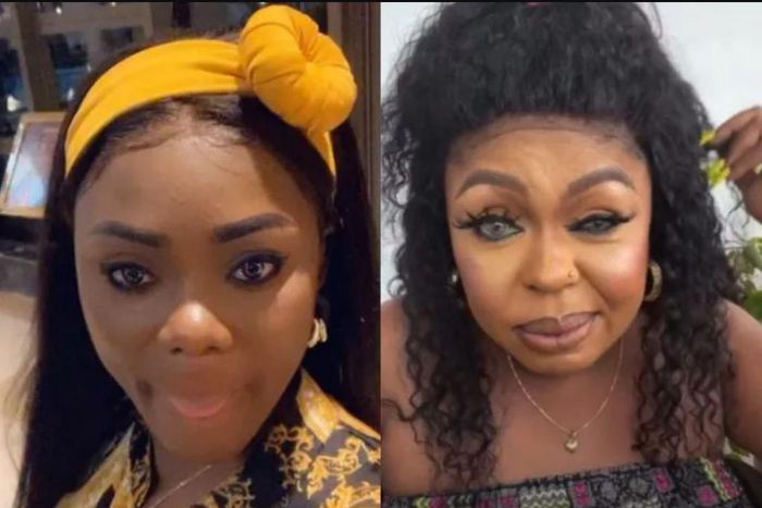 Sally Amoakowaa and Afia Schwarzenegger