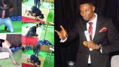 Pastor makes church members lick his shoes to receive miracle money