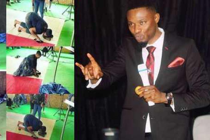 Pastor makes church members lick his shoes to receive miracle money