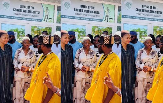 Fella Makafui honours Gborbu Wulomo's invite to verify land purchase