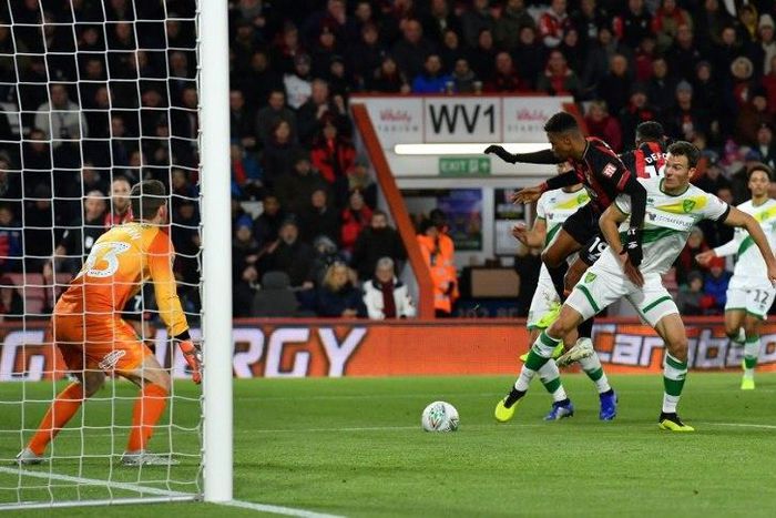 Bournemouth's Junior Stanislas was among the scorers in their League Cup win over Norwich