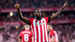Inaki Williams scores on his 350th appearance for Athletic Bilbao
