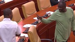 Tension in parliament as angry Kennedy Agyapong clashes with fellow MP Sylvester Tetteh