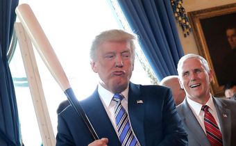 Trump baseball bat