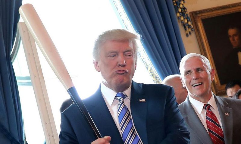 Trump baseball bat