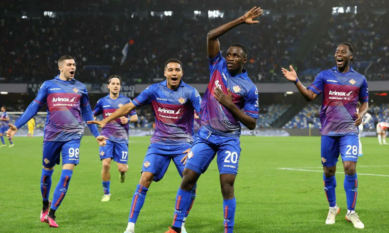 Afena-Gyan scores winning penalty as Cremonese beat Napoli in Coppa Italia