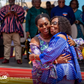 Ursula Owusu with her mother