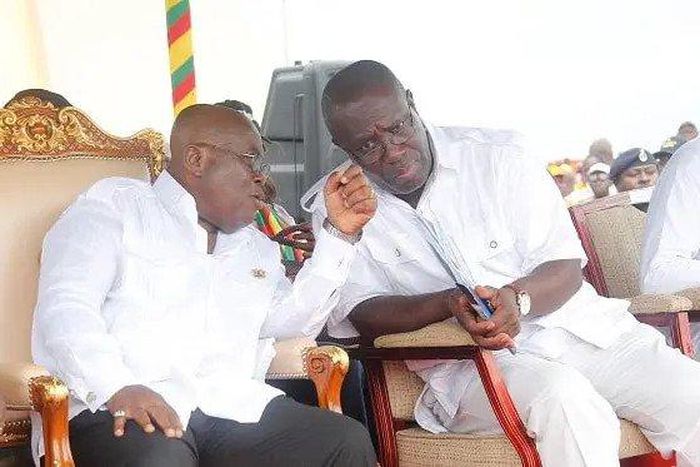 Dr. Anthony Yaw Baah with Nana Addo