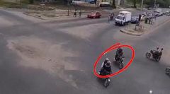 Bullion van attack CCTV