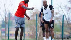 Otto Addo and Andre Ayew