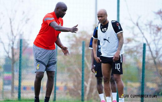 Otto Addo and Andre Ayew