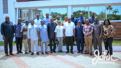 John Mahama with NDC MPs