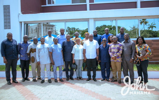 John Mahama with NDC MPs