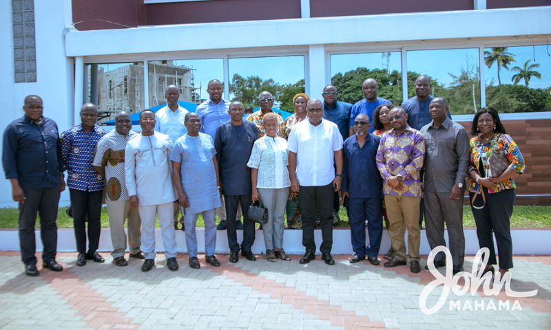 John Mahama with NDC MPs