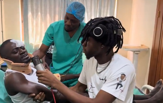 Lil Win composes a Thanksgiving song  while still in the hospital receiving treatment