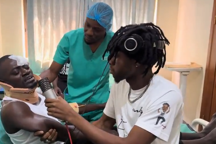 Lil Win composes a Thanksgiving song  while still in the hospital receiving treatment
