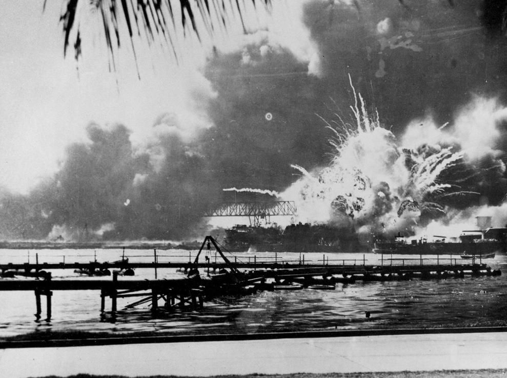 Unforgettable photos from the Japanese attack on Pearl Harbor, 77 years ago today