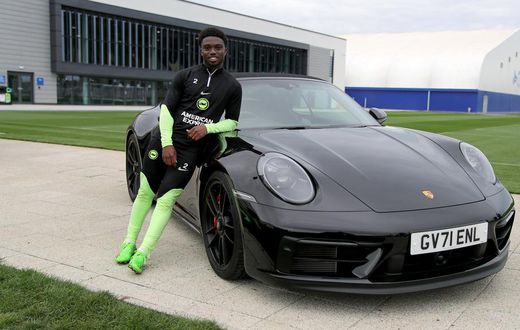 Tariq Lamptey rewarded with Porsche car for winning Brighton player of the month