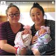 Beautiful twins give birth on the same day after suffering miscarriages