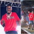 King Promise shows up on stage with footballer Hudson-Odoi at Pent Hall Week