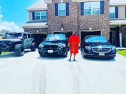 Sonnie Badu shows off his Mercedes Benz S600, a BMW X6 and a Jeep Wrangler