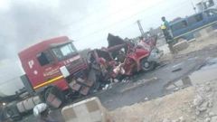 7 die, others injured as tanker runs over trotro at Amasaman in Accra