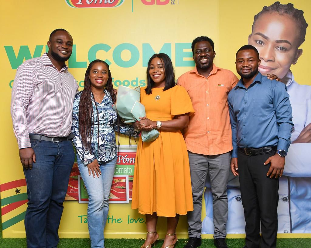 Chef Faila with the Marketing Team