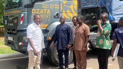 Ibrahim Mahama donates cement