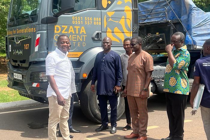 Ibrahim Mahama donates cement