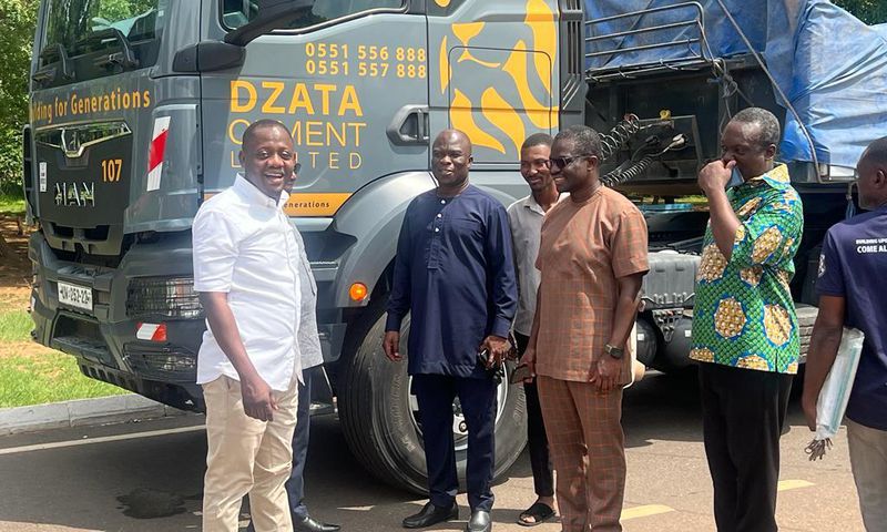 Ibrahim Mahama donates cement