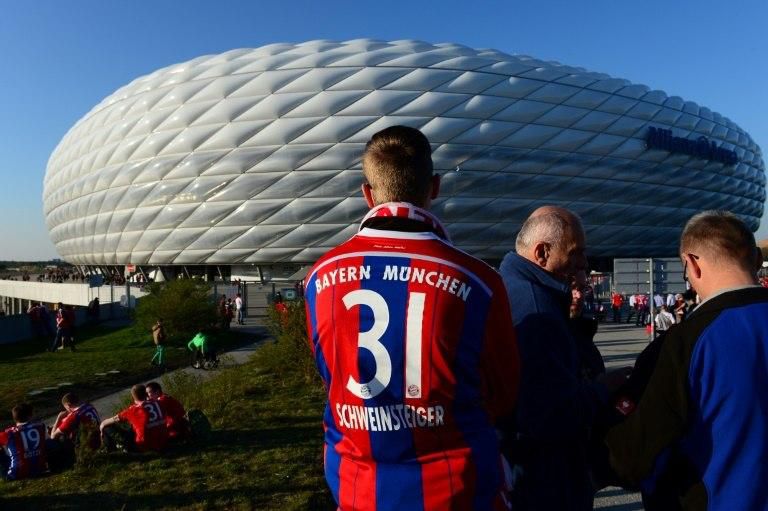 The 10 stadiums nominated as part of Germany's Euro 2024 bid, including Bayern Munich's ultra-modren Allianz Arena, boast a combined capacity of 2.78 million.