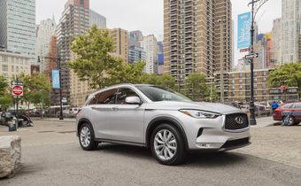 Here it is! Our second generation 2019 Infiniti QX50 test car.