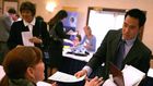 resume jobseeker hiring job fair career fair unemployed unemployment
