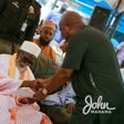 Chief Iman with John Mahama
