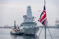 NATO British navy destroyer HMS Duncan Black Sea Costanta Romania