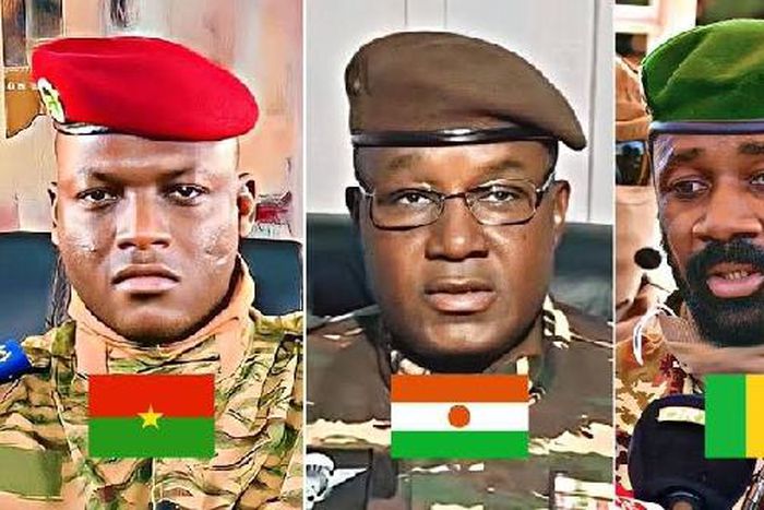 Captain Tarore of Burkina faso, Abdourahmane Tchiani of Niger and Assimi Goita of Mali