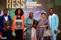 The team from Interplast after receiving their award